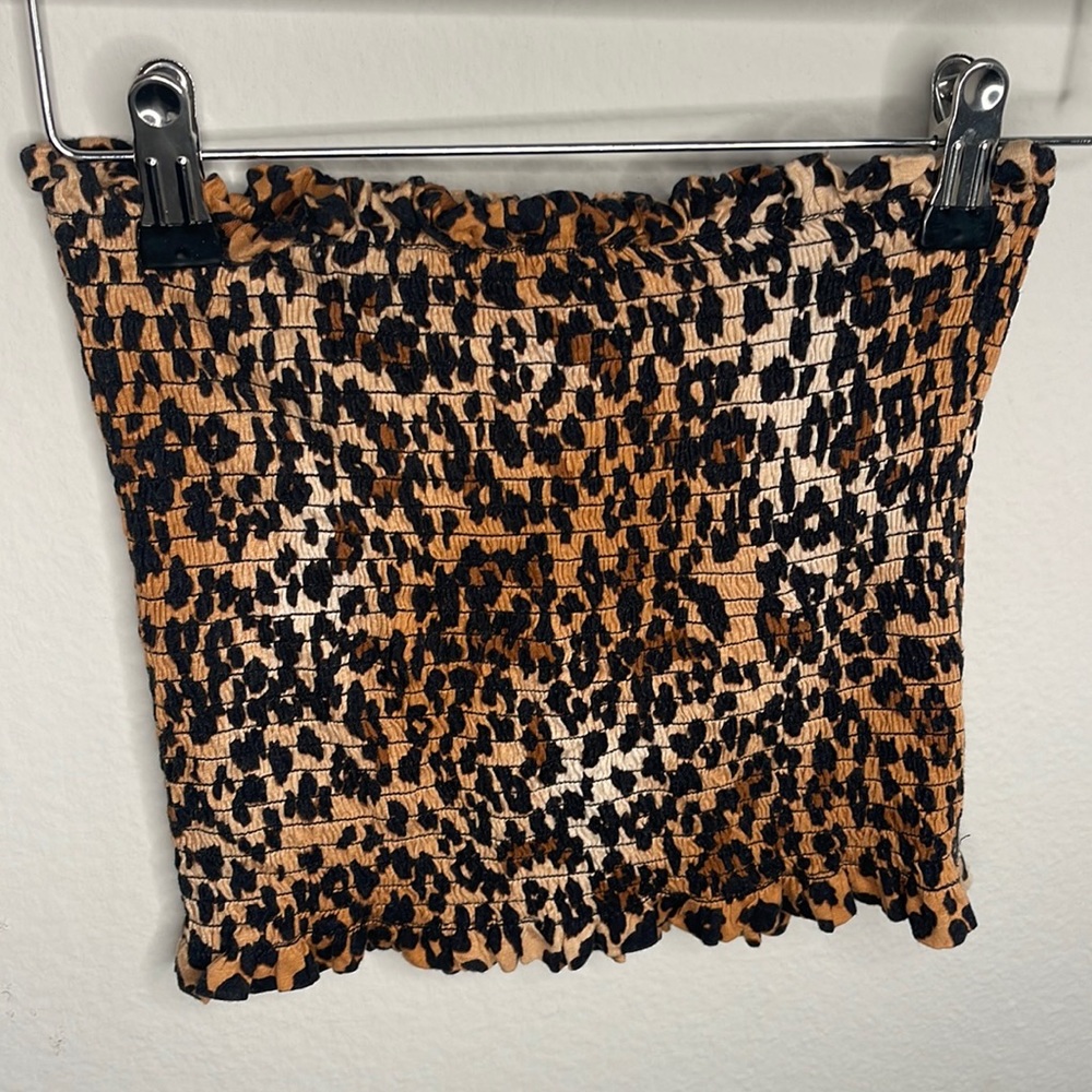 Leopard tube top S